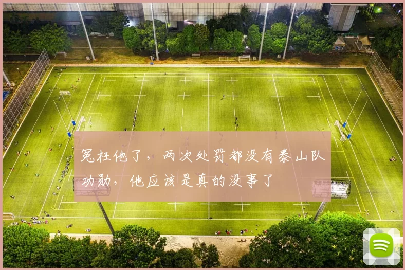 冤枉他了，两次处罚都没有泰山队功勋，他应该是真的没事了